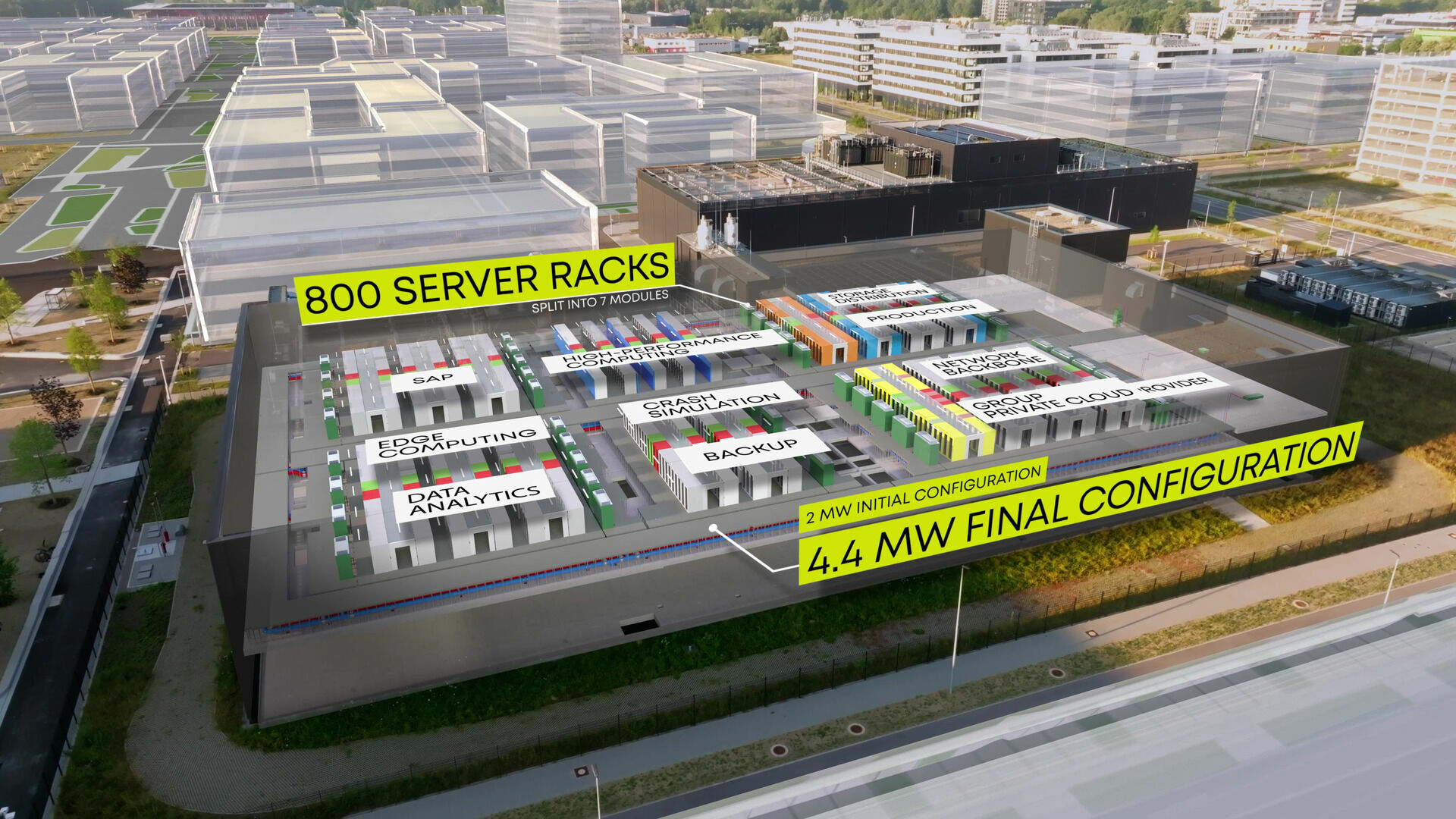 The datacenter CA31 at incampus Ingolstadt