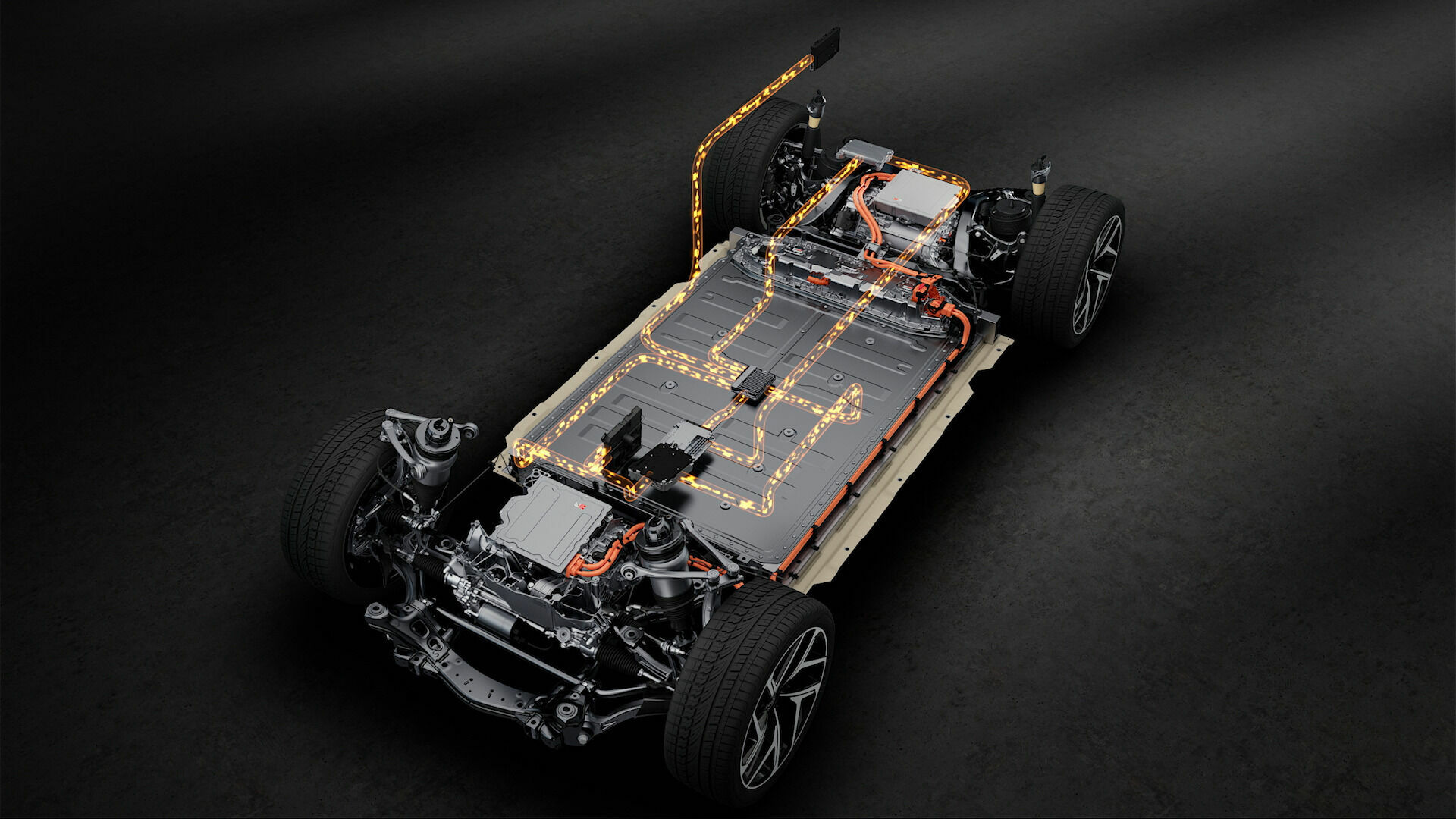Audi Q6 e-tron – E3 1.2 electronic architecture and over-the-air updates – Animation