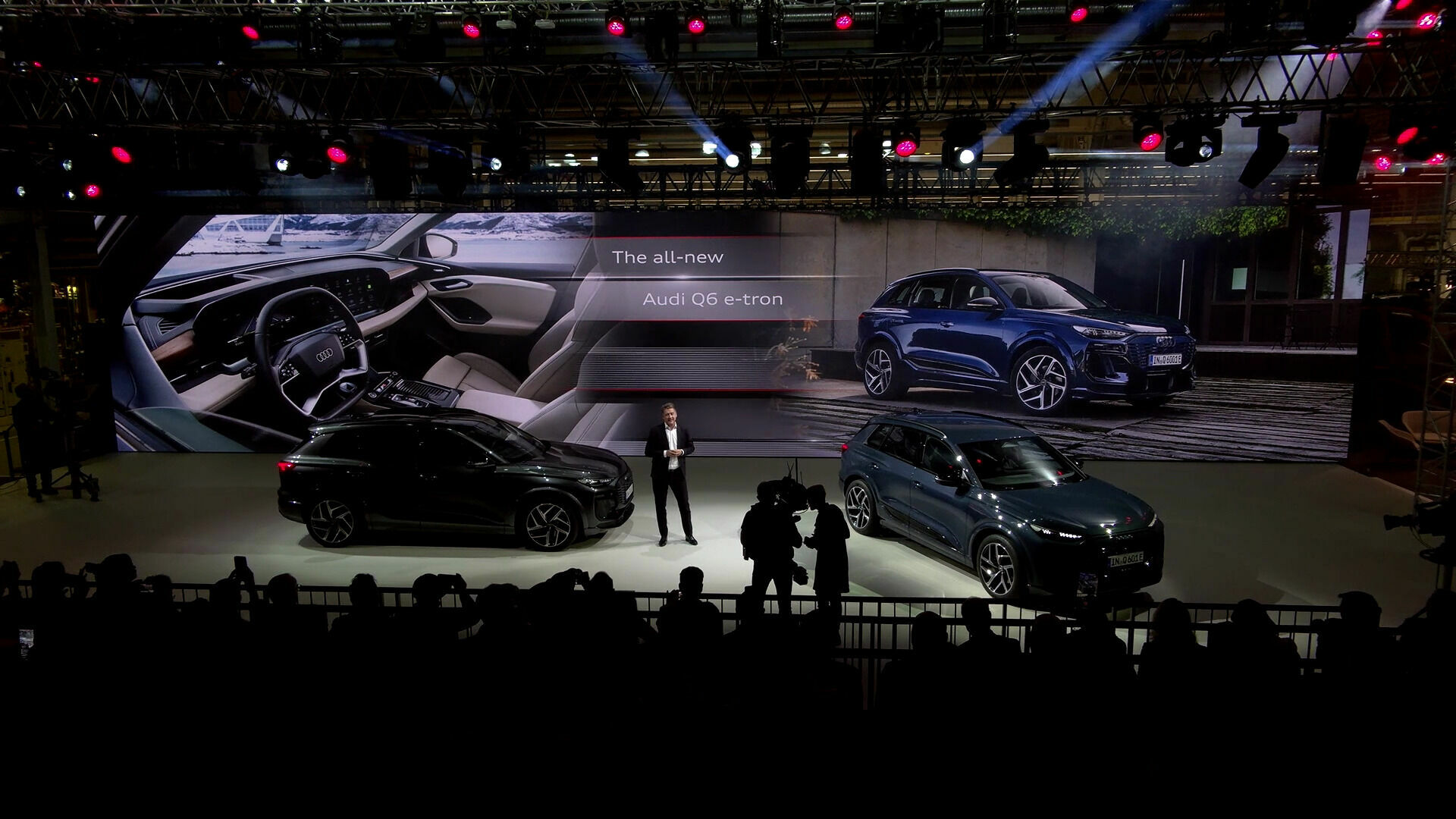 World premiere of the new Audi Q6 e-tron