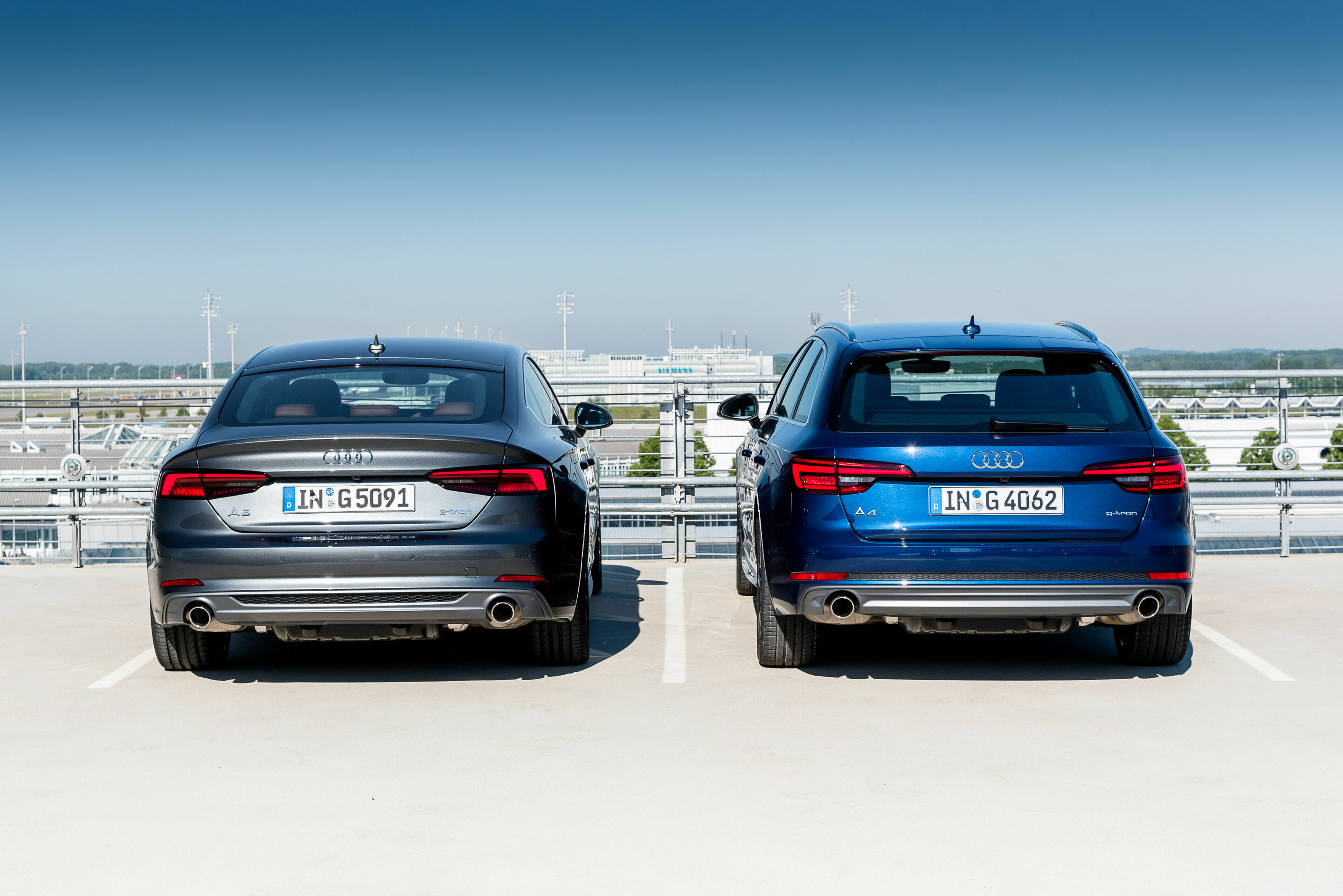 Audi A5 Sportback g-tron and Audi A4 Avant g-tron