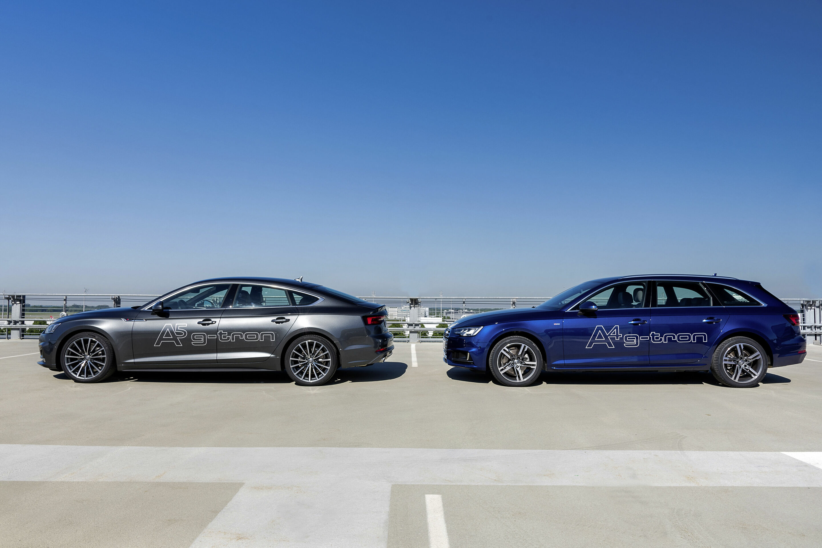 Audi A5 Sportback g-tron and Audi A4 Avant g-tron