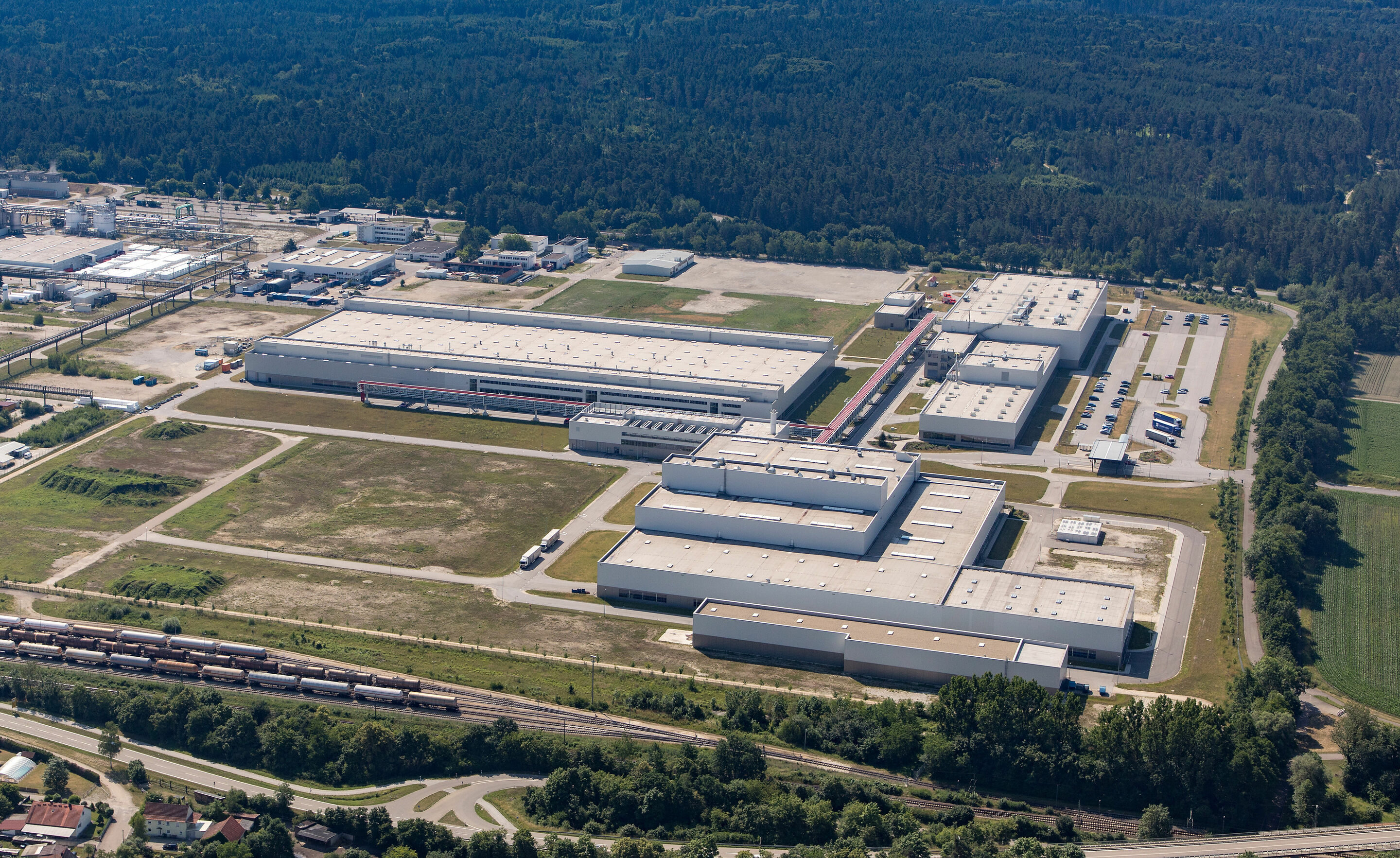 Audi Site Münchsmünster aerial photo
