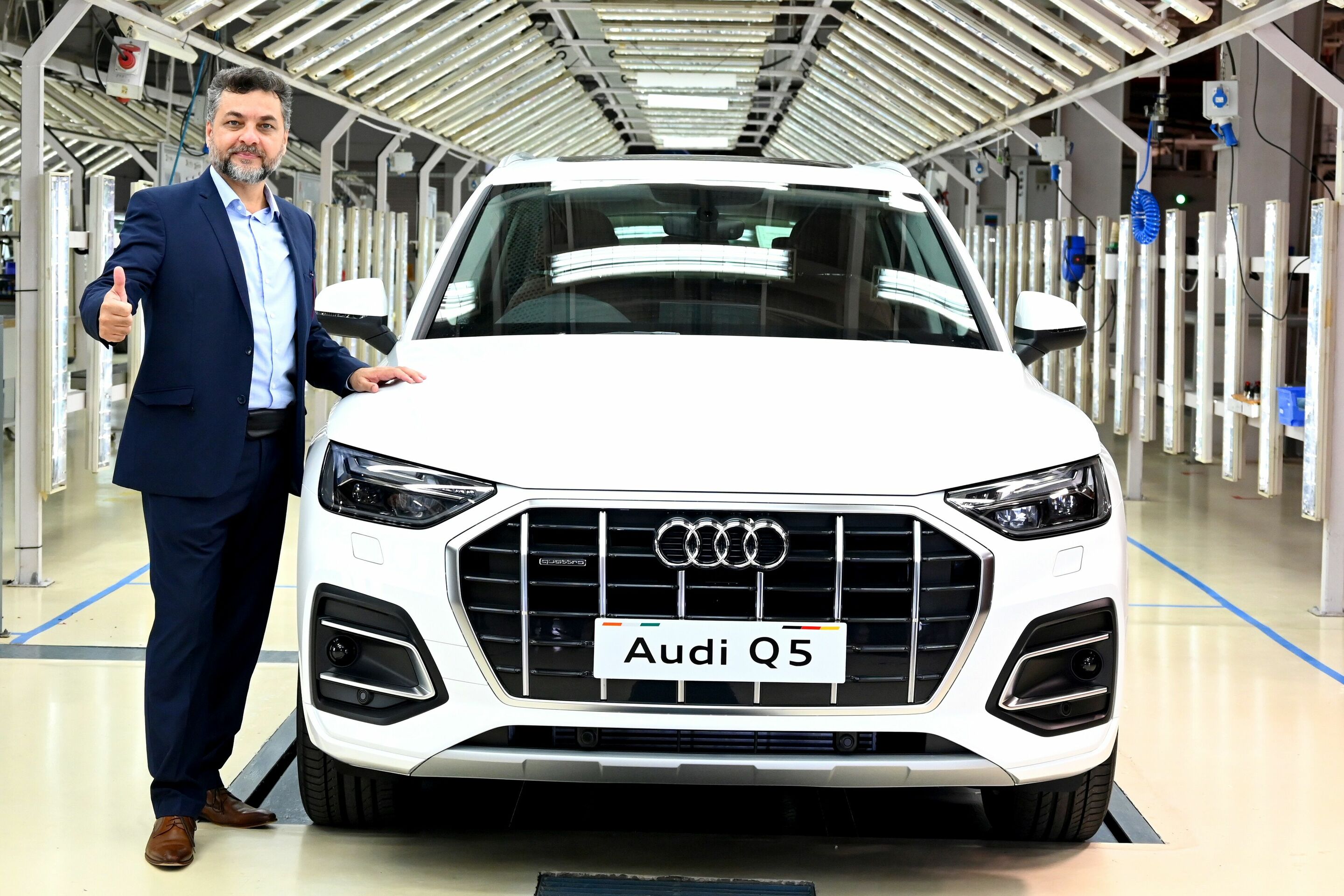 Audi at the Aurangabad site