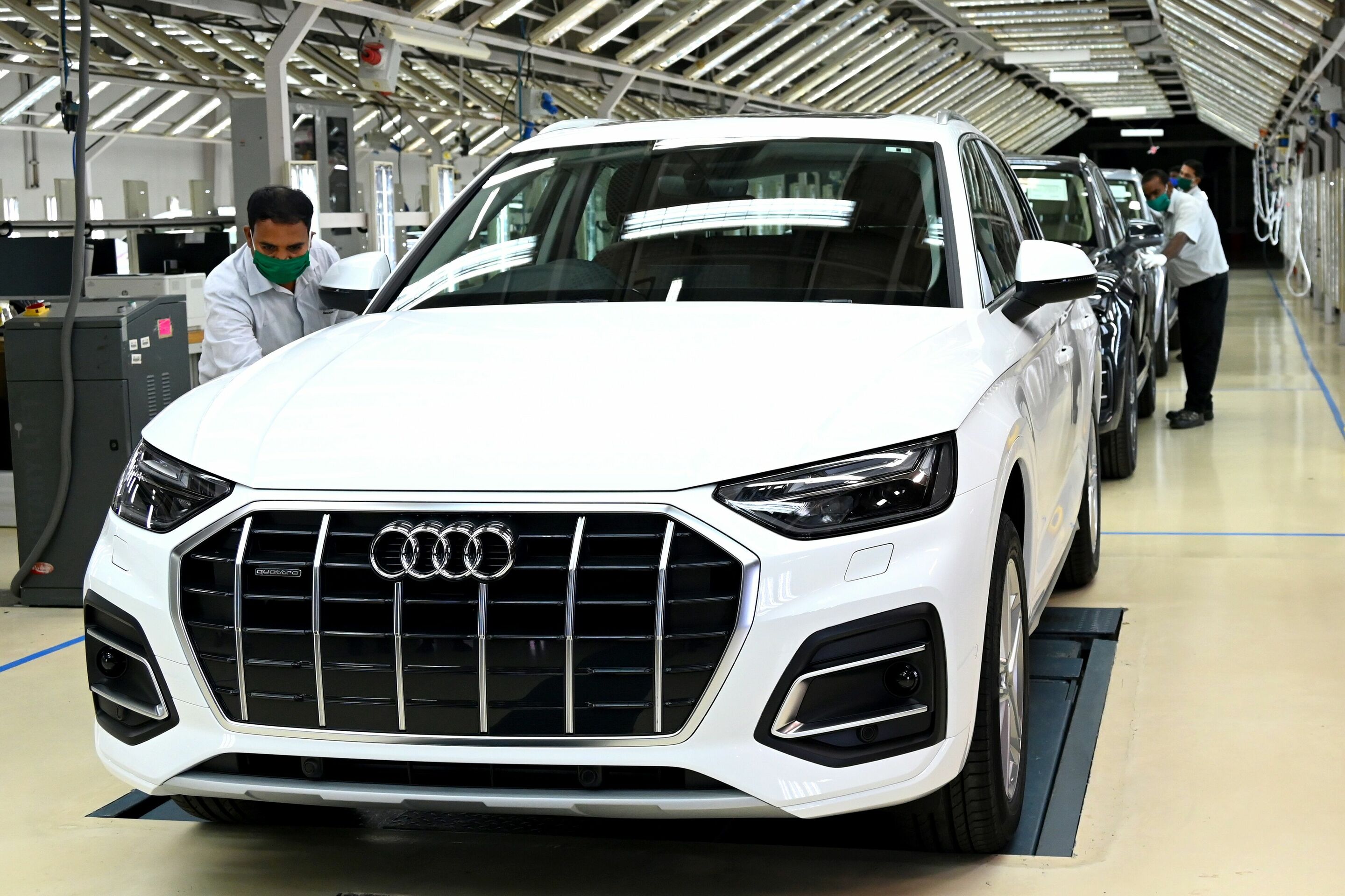 Audi at the Aurangabad site