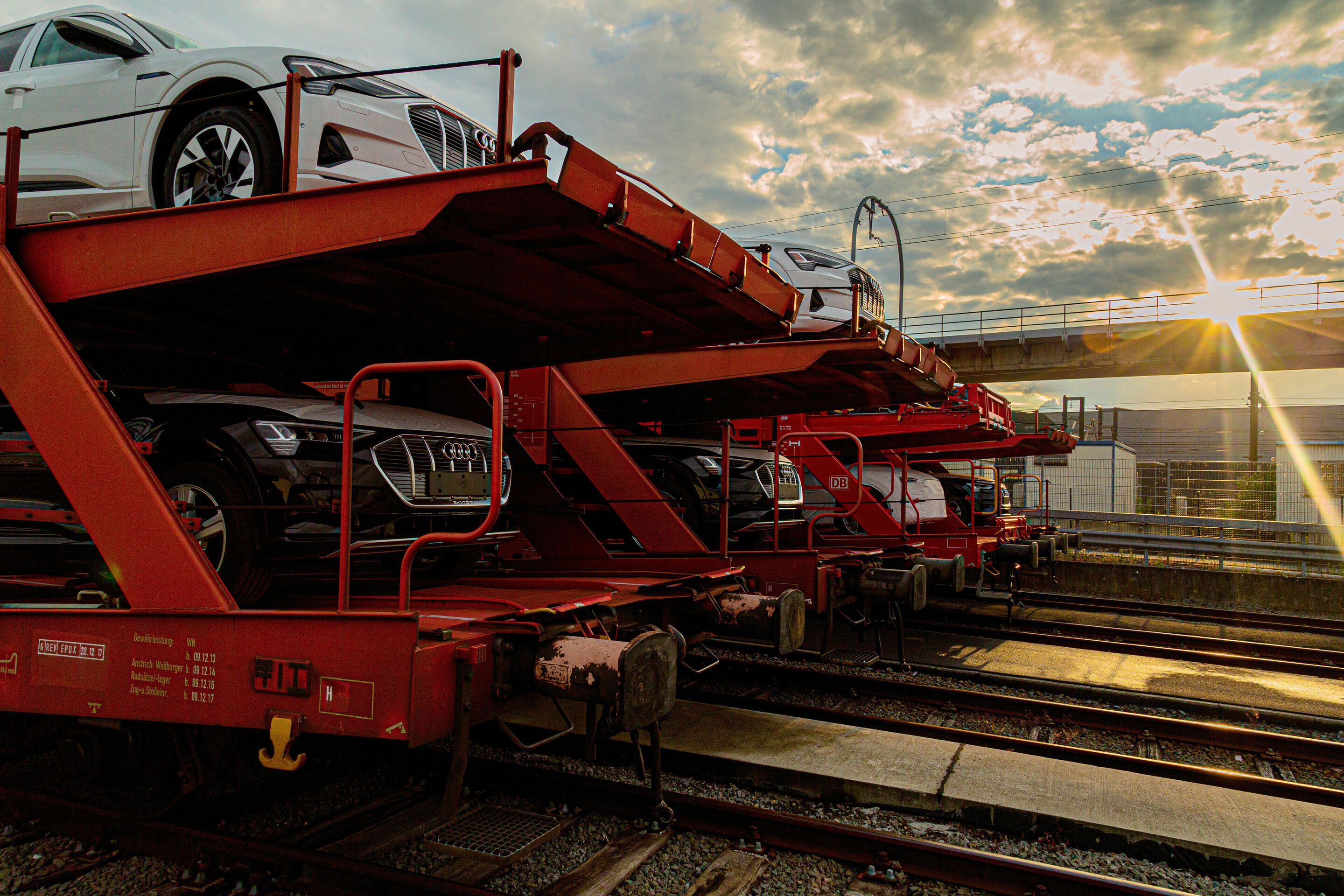 From truck to rail: Audi switches up delivery of battery modules for Brussels