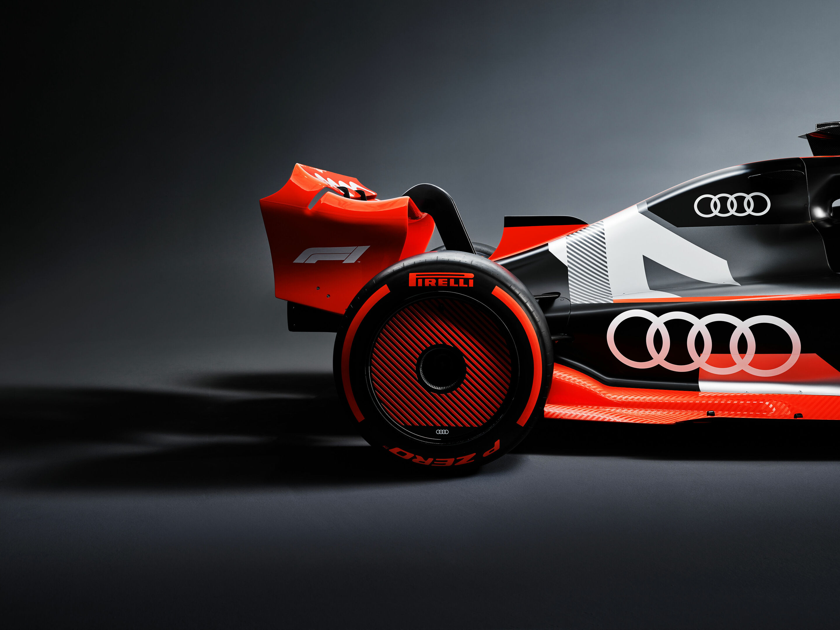 Showcar with Audi F1 launch livery