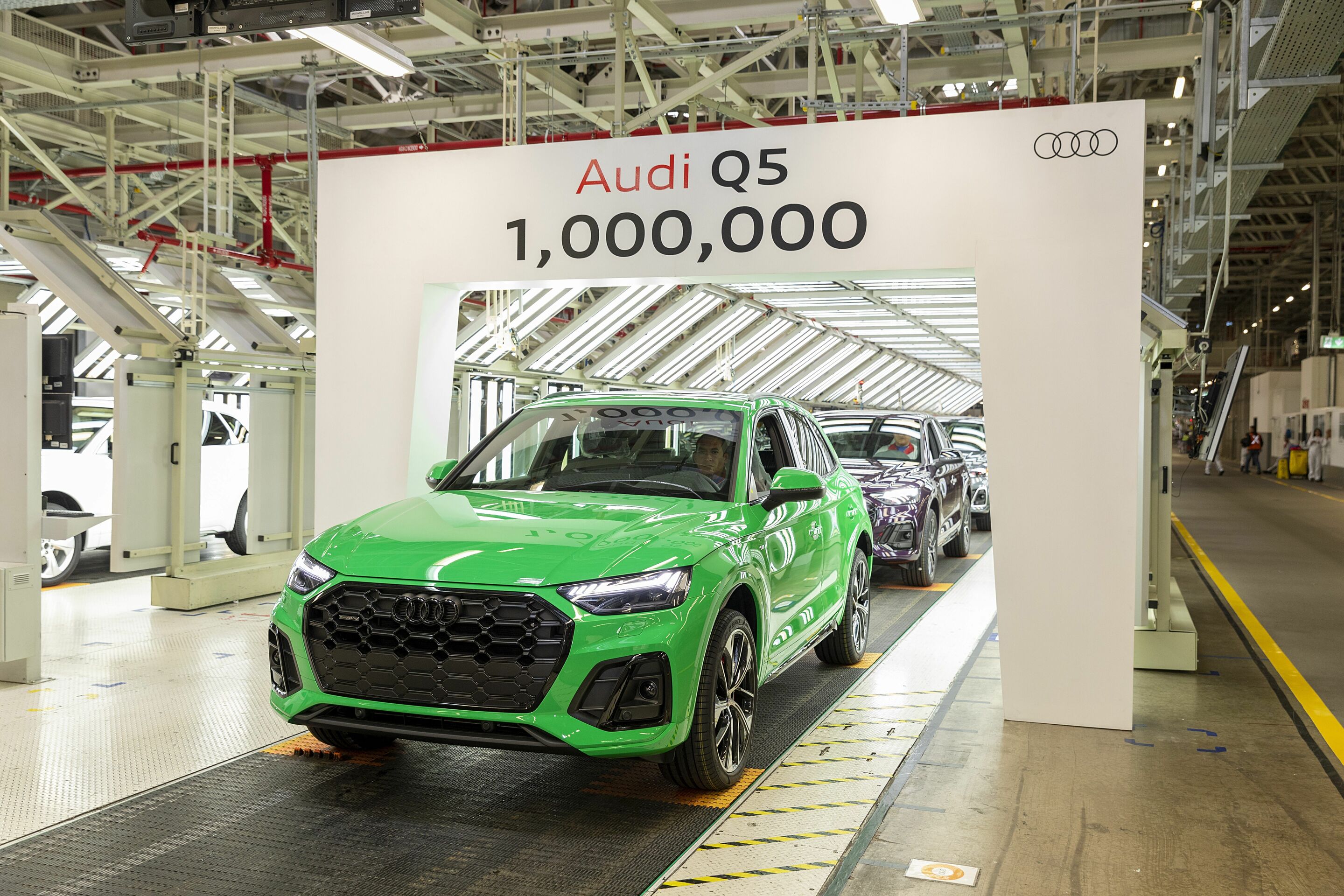 Audi Mexico achieves one million cars milestone ten years after starting production in San José Chiapa