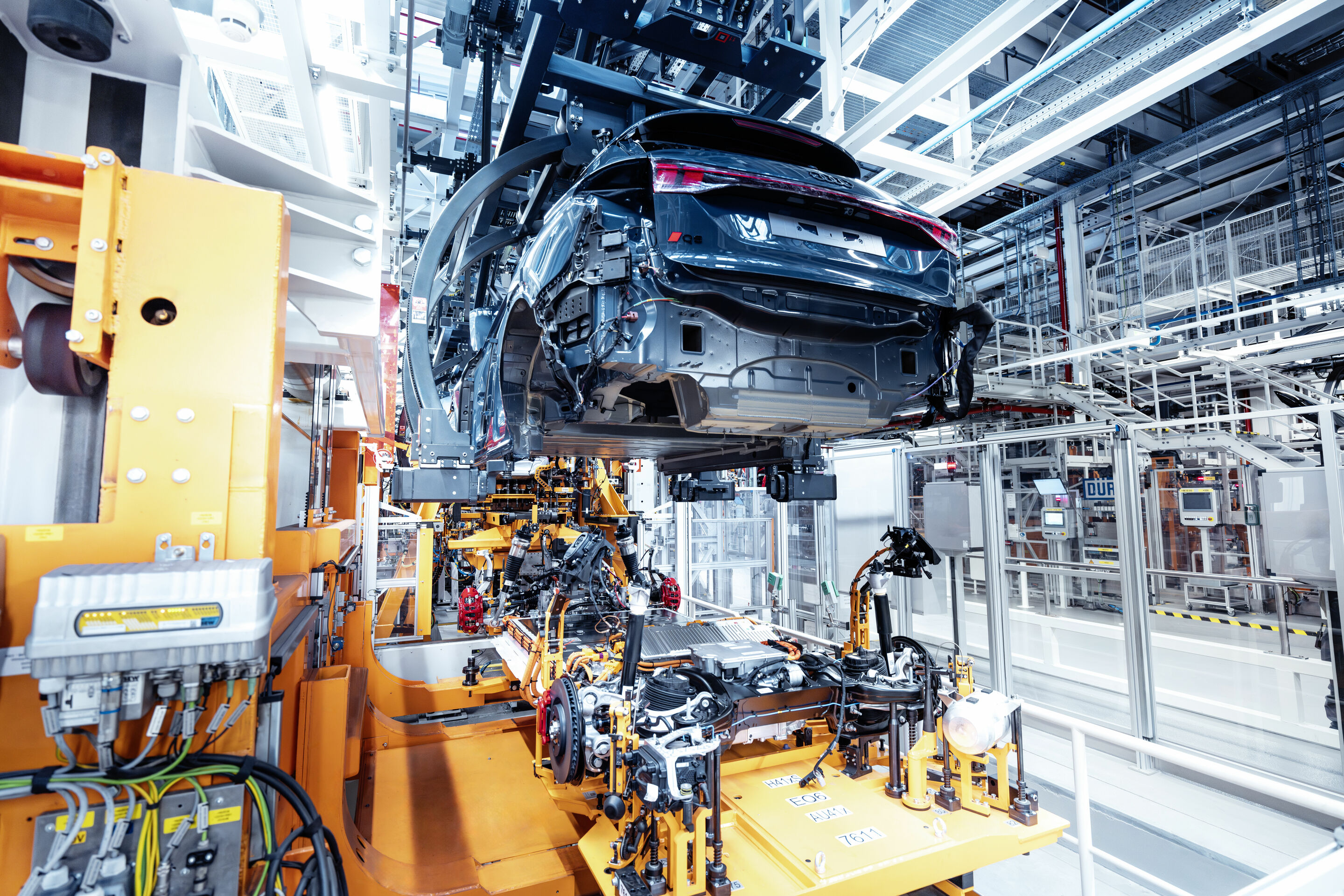 Production Audi Q6 e-tron at the Ingolstadt site