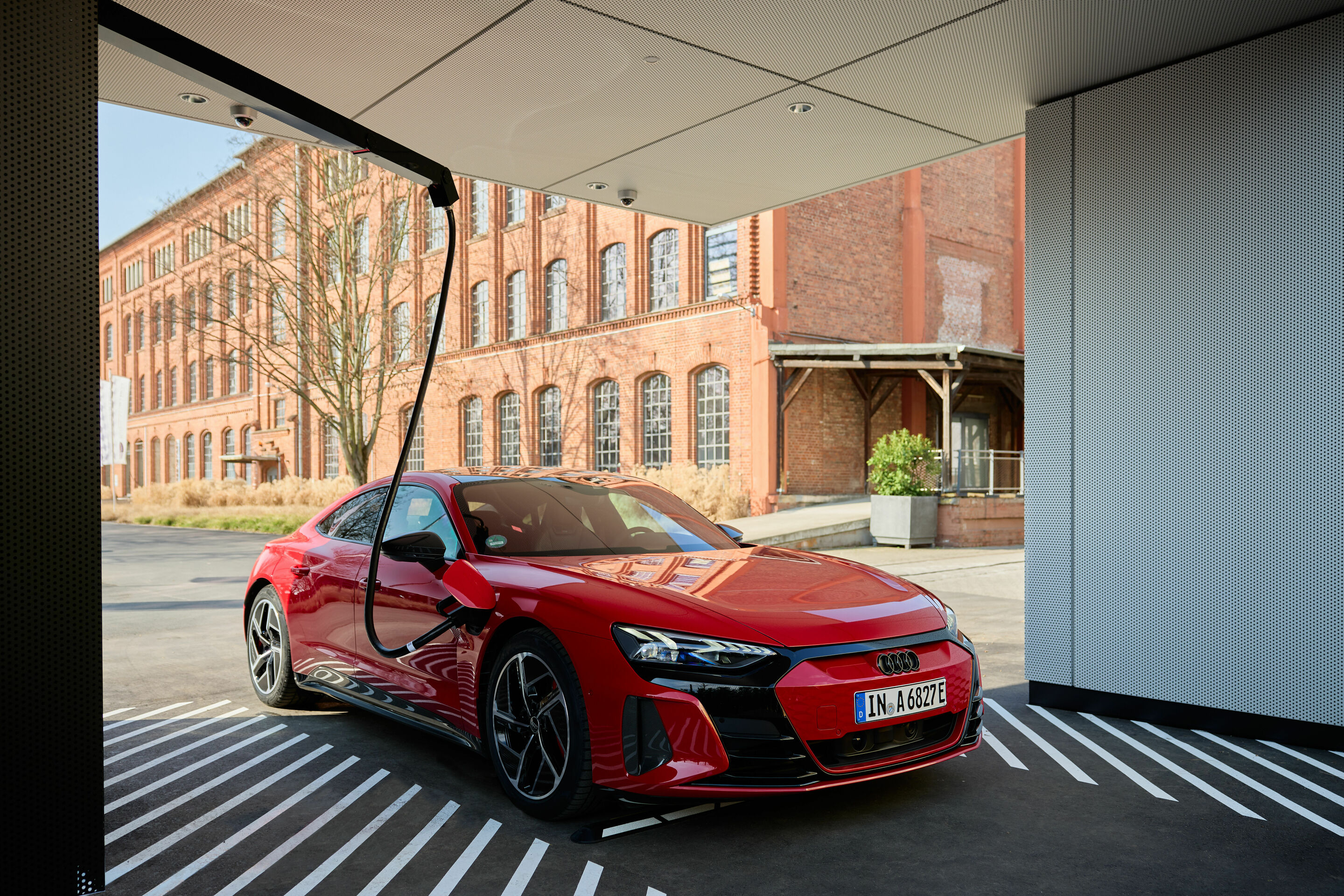 Audi charging hub Frankfurt