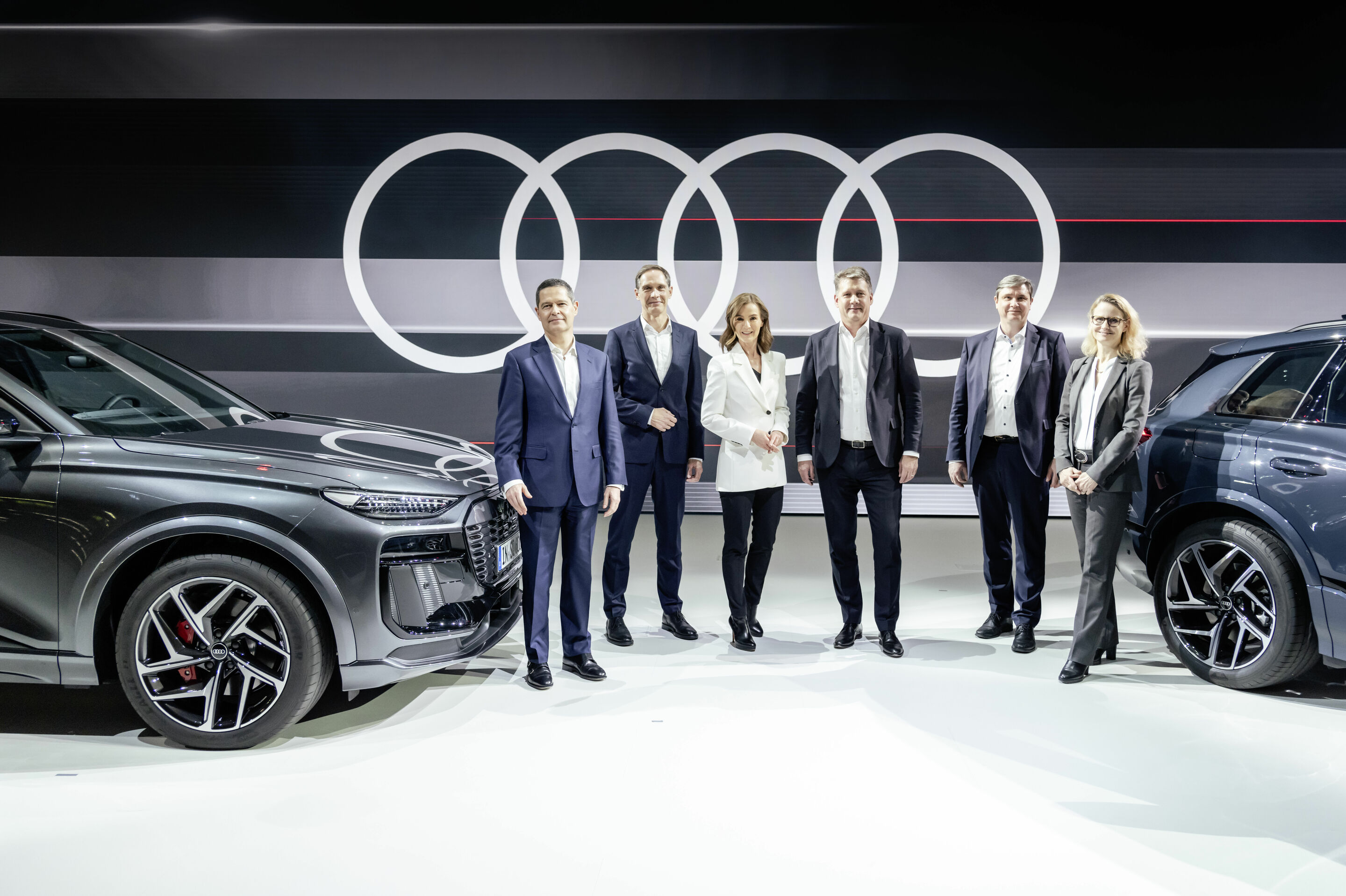 Audi Q6 e-tron world premiere on March 18, 2024, in Ingolstadt