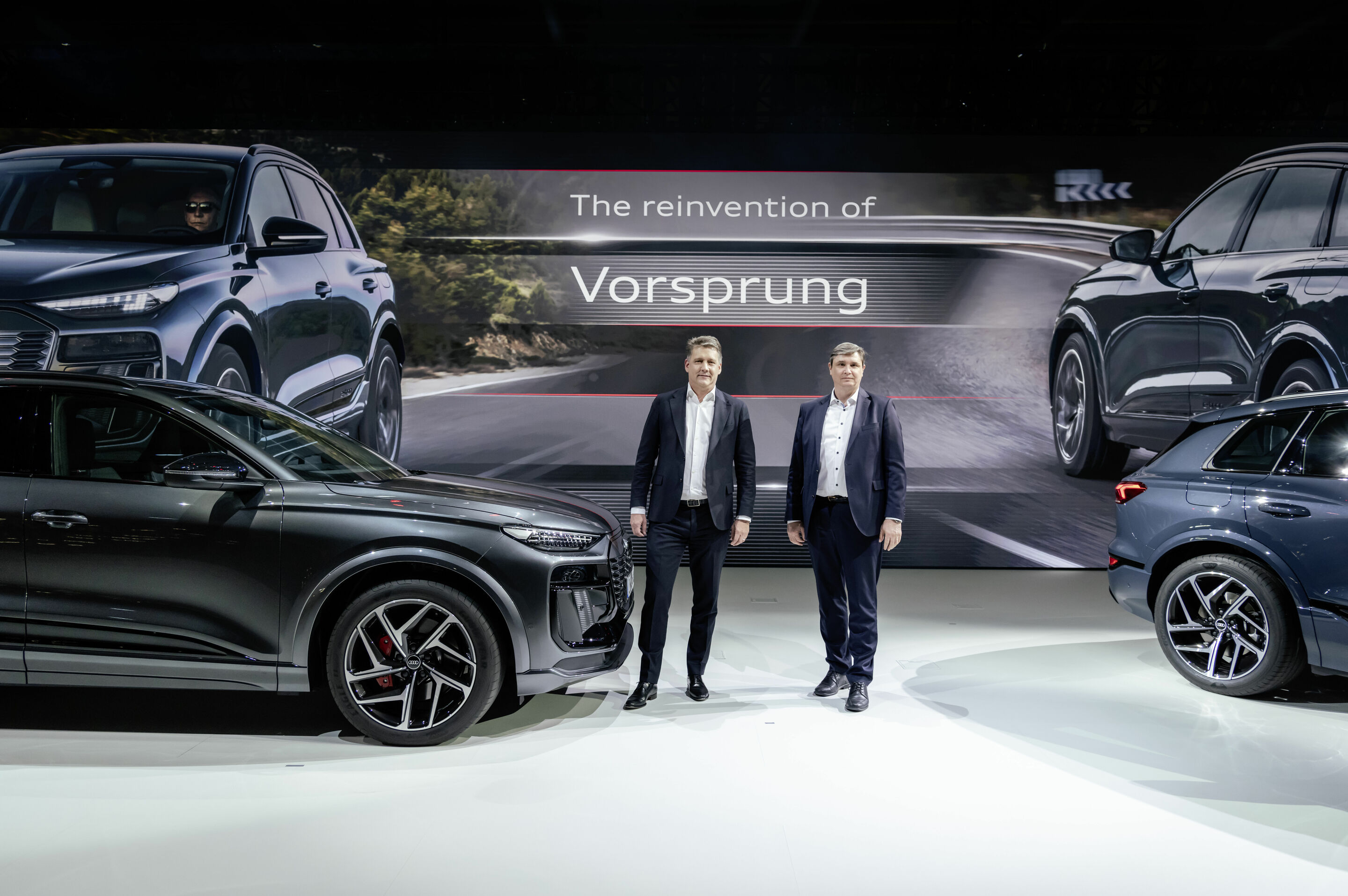 Audi Q6 e-tron world premiere on March 18, 2024, in Ingolstadt