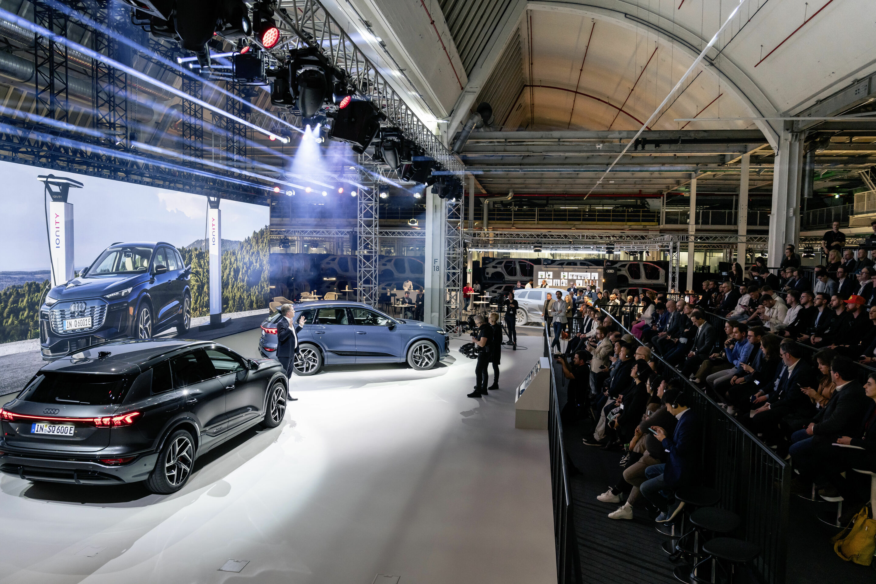 Audi Q6 e-tron world premiere on March 18, 2024, in Ingolstadt