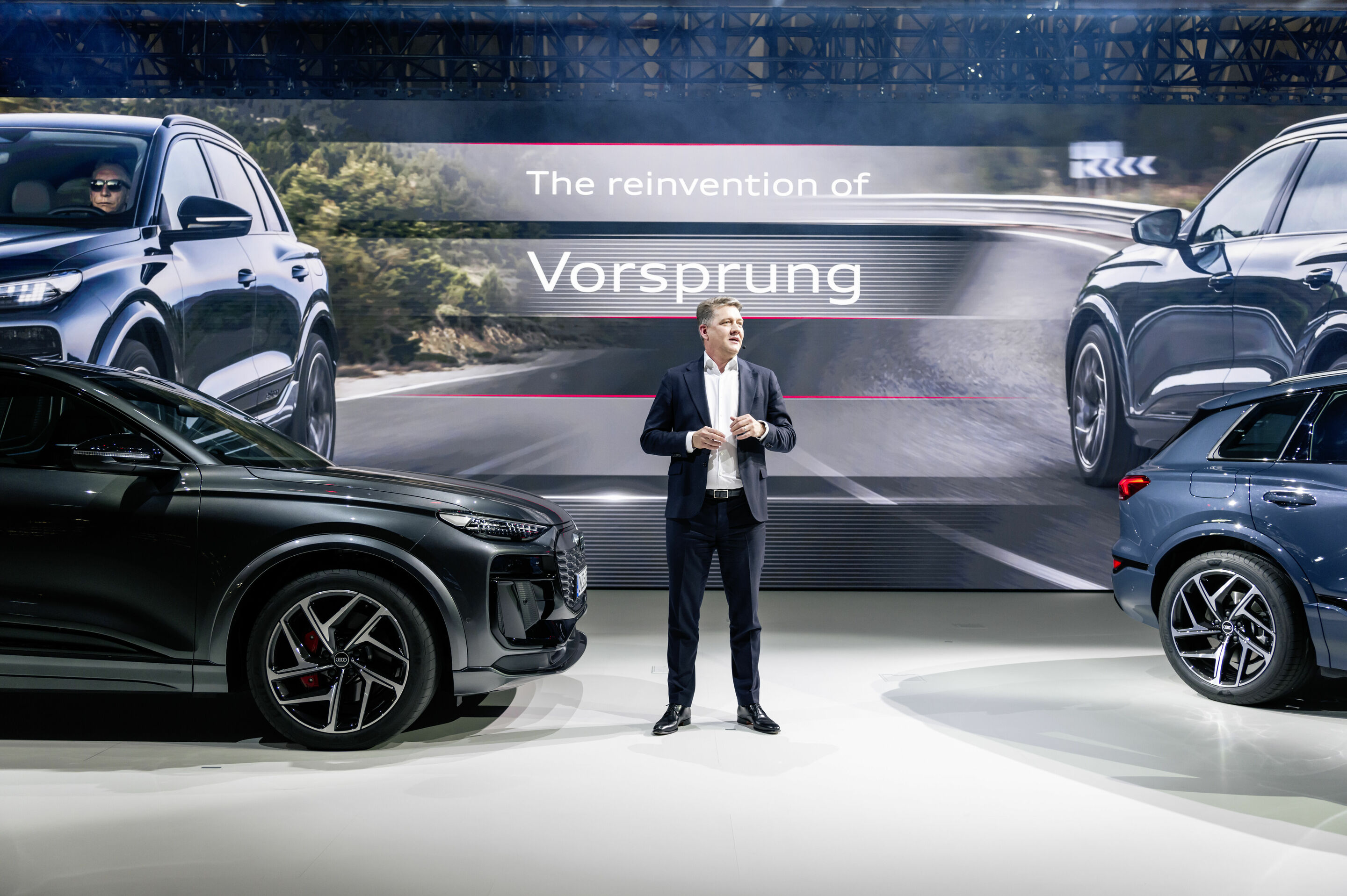 Audi Q6 e-tron world premiere on March 18, 2024, in Ingolstadt
