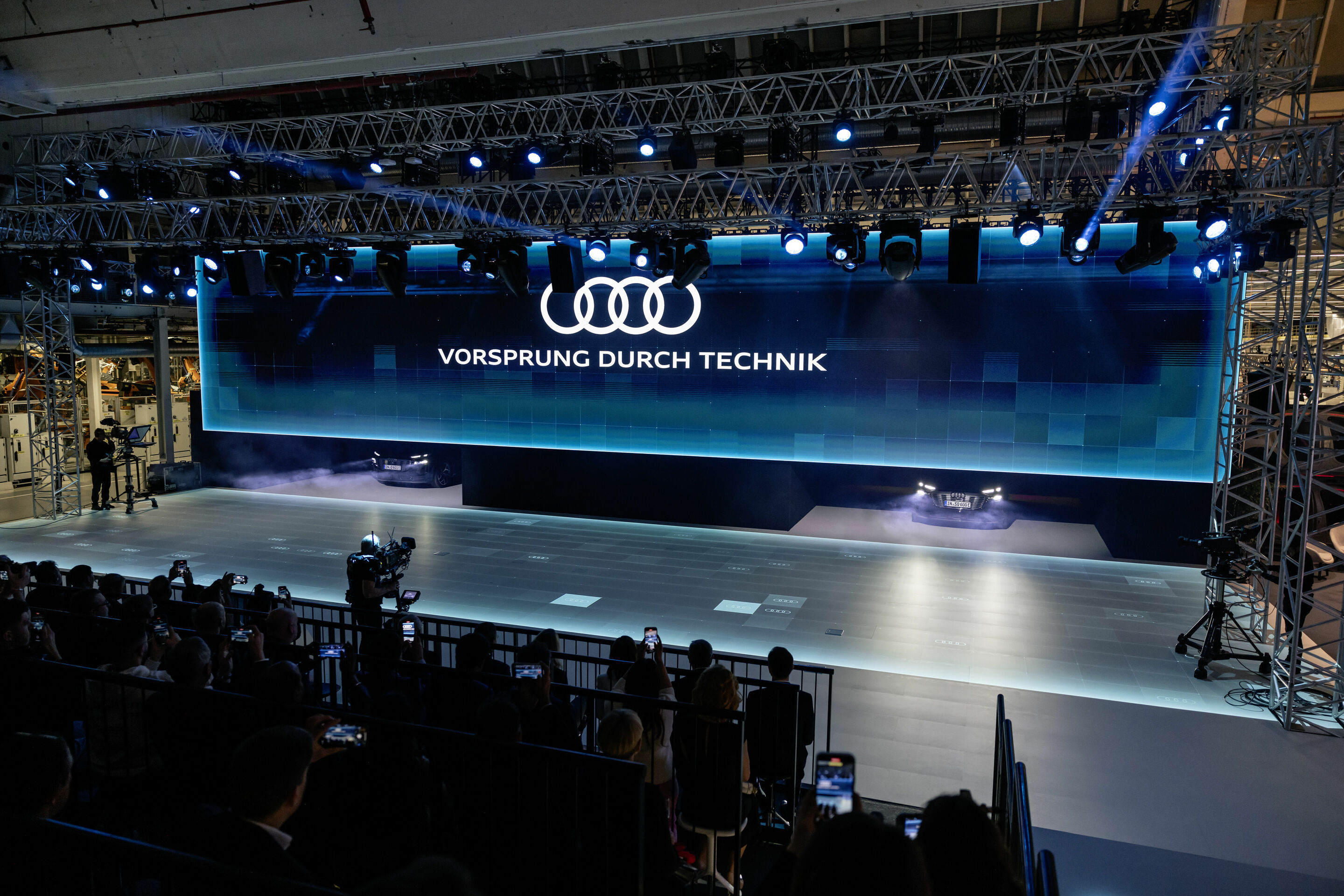 Audi Q6 e-tron world premiere on March 18, 2024, in Ingolstadt