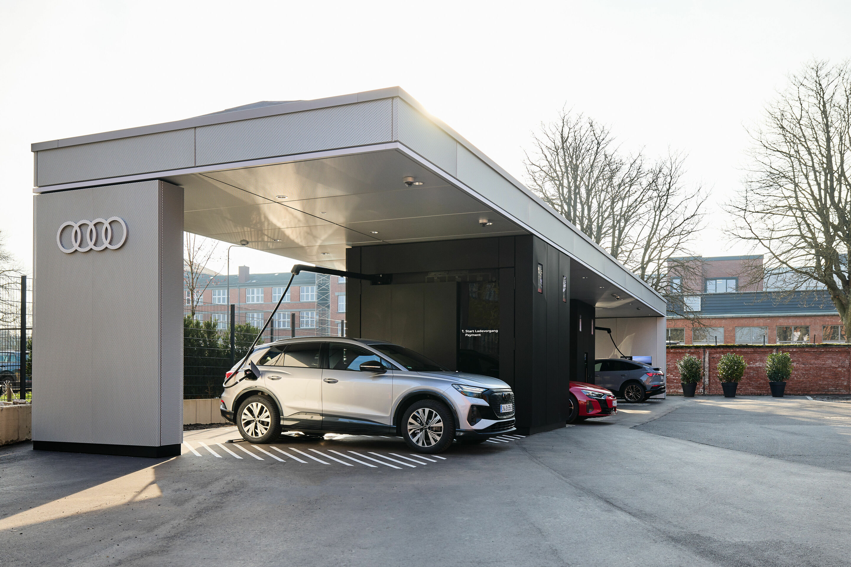 Audi charging hub Frankfurt