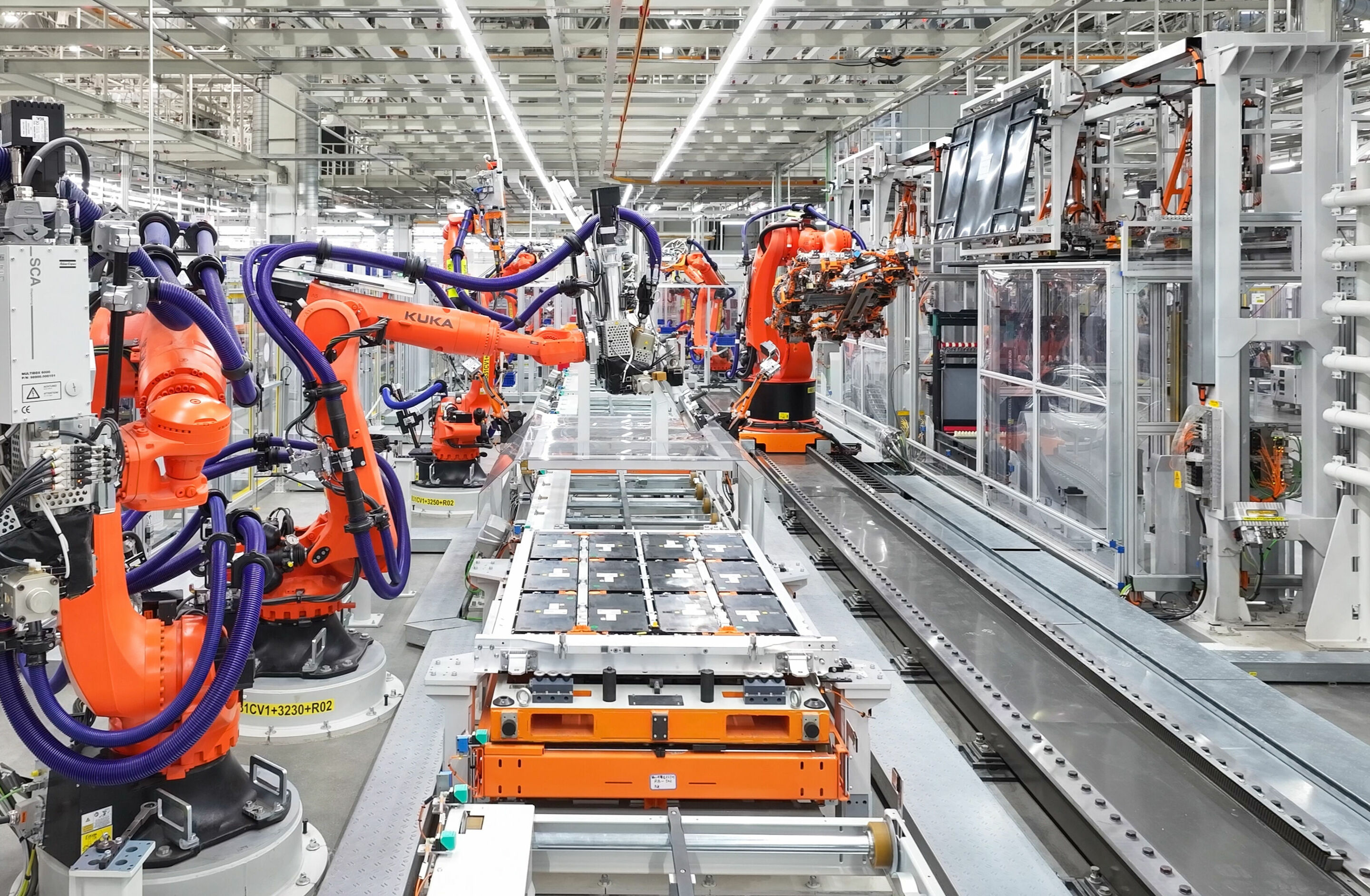 A new smart factory is being built