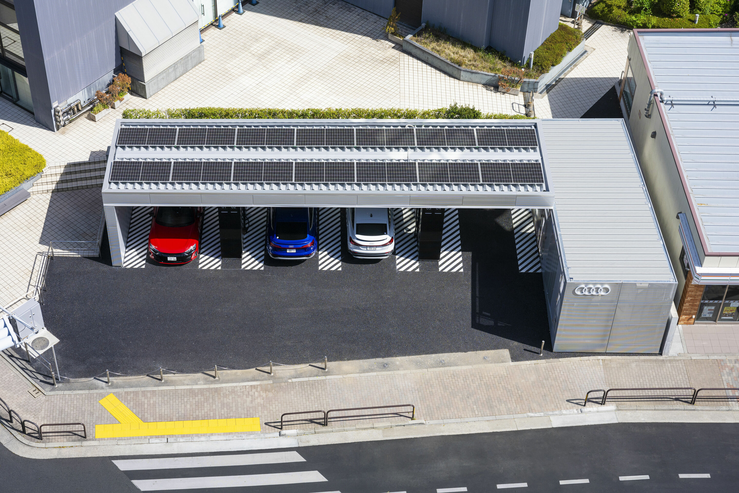 Audi charging hub Tokyo