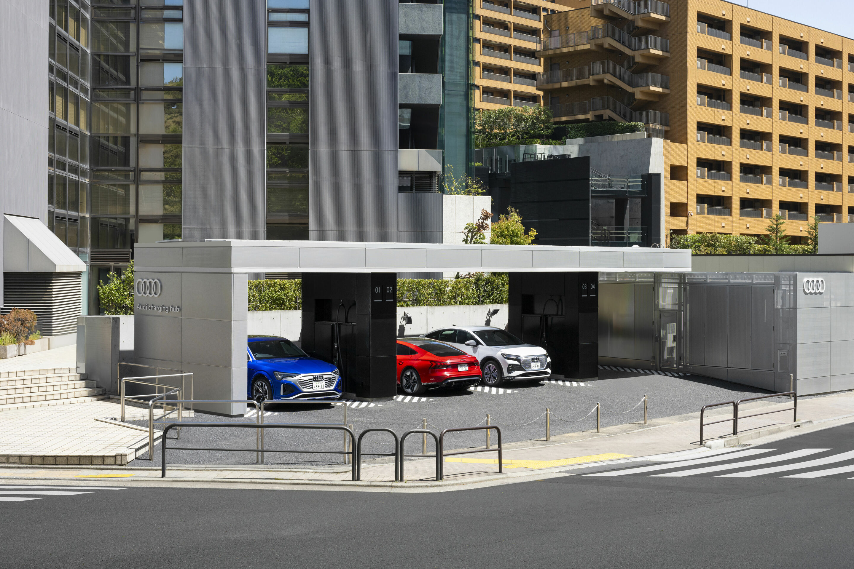 Audi charging hub Tokyo